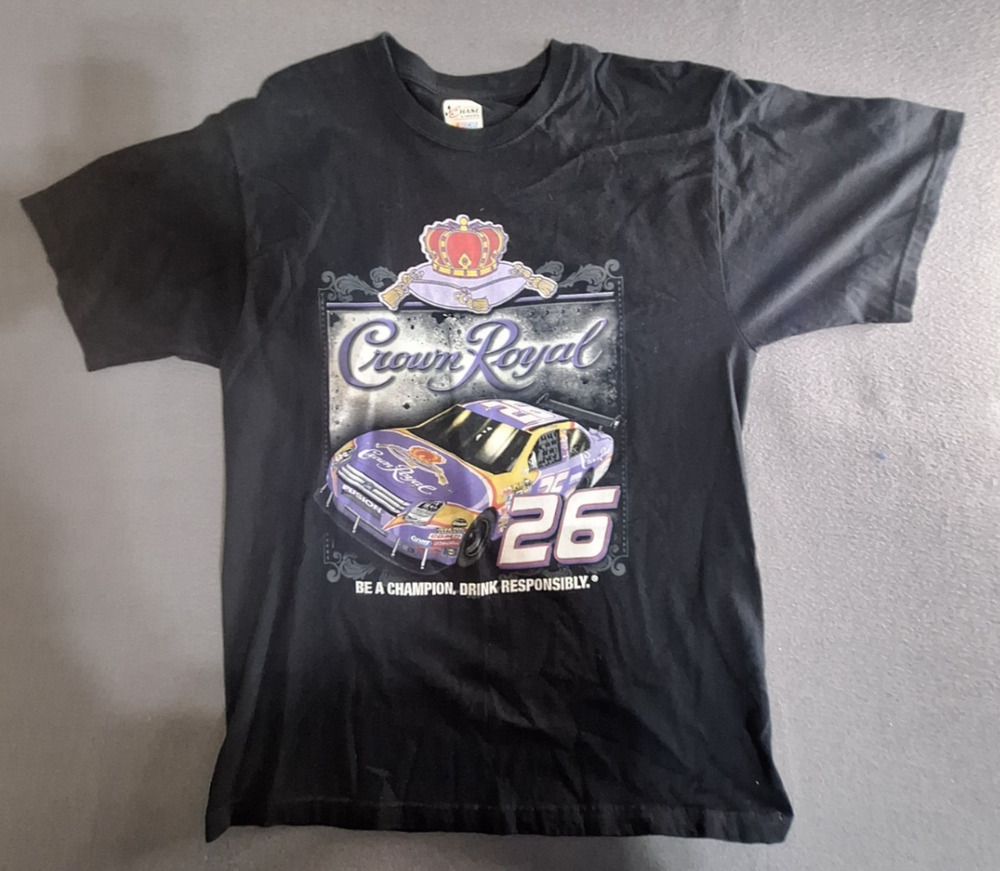CROWN ROYAL NASCAR JAMIE MCMURRAY #26 Y2K Chase Authentics T-SHIRT Size Large